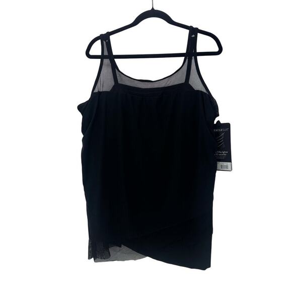 Miraclesuit Swim Plus Size Illusionist Mirage Underwire Bra Tankini US 22W NWT - Picture 9 of 11